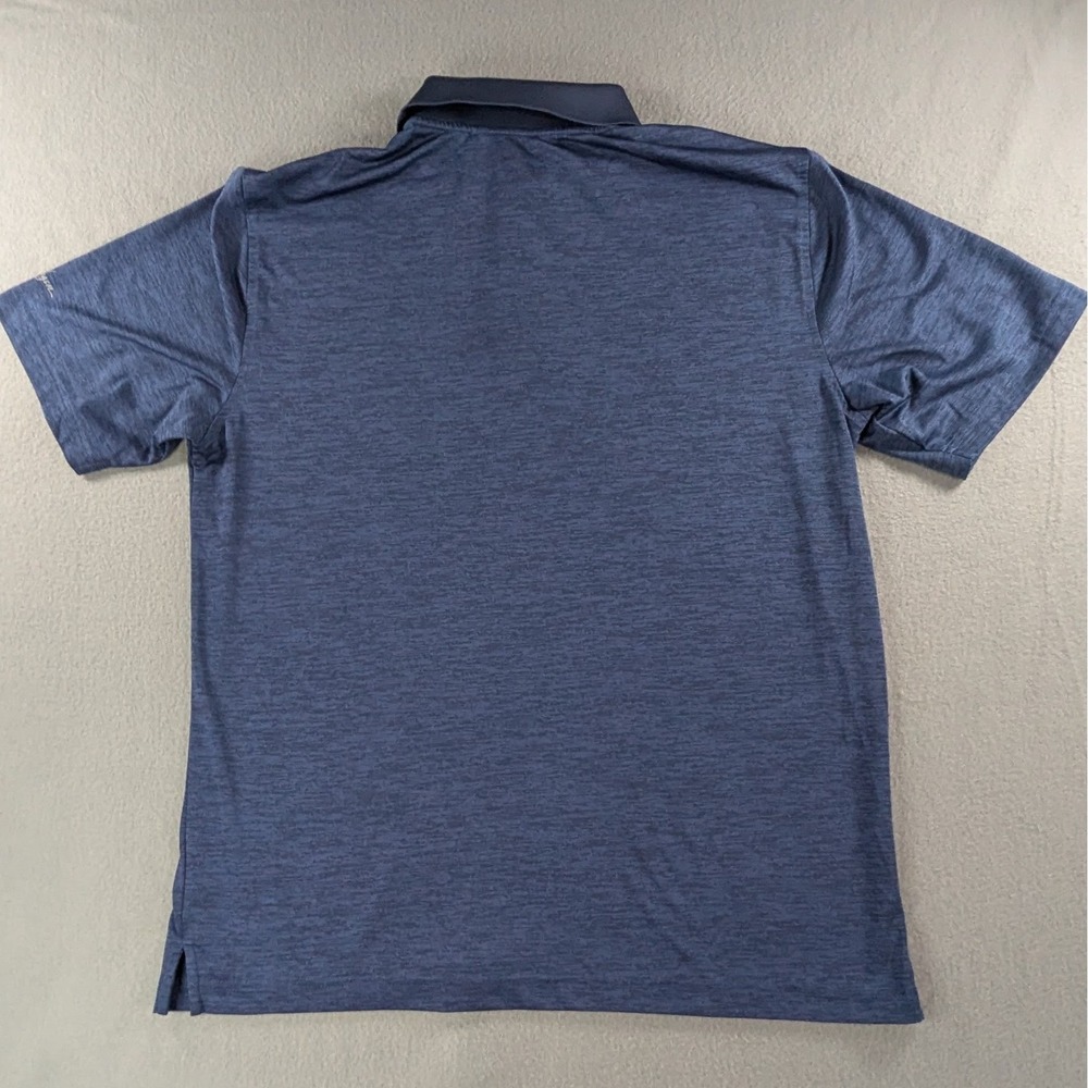 Walter Hagen Mens Majors Space Dye Golf Polo Shirt Size M Blue Short Sleeve - Picture 7 of 10
